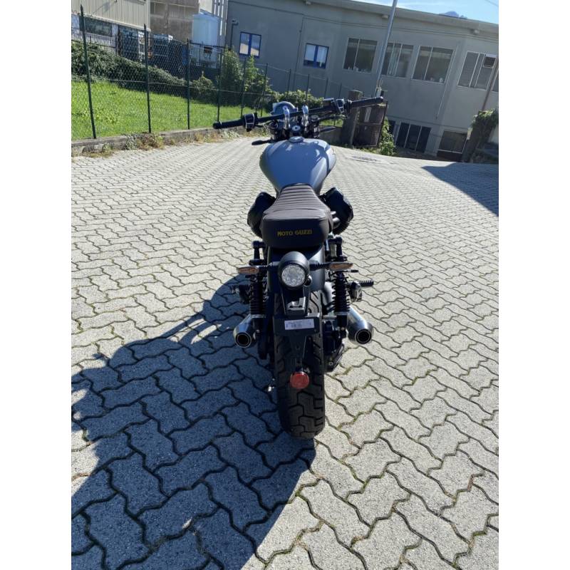 Silencieux Moto Guzzi V9 850 Euro5 Mistral MGH V9E5 Finition Satiné