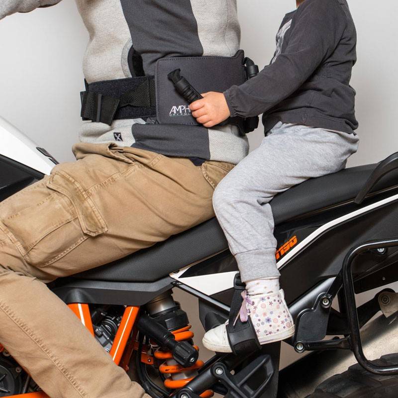 Regine Harnais de sécurité pour Moto Enfant, Ceinture Dorsale Respirante pour  Enfants