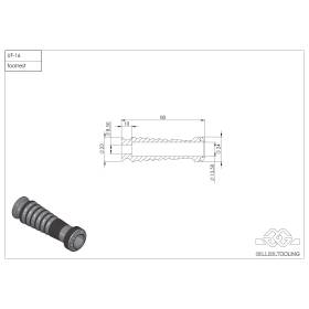 Reposes pieds pilote Ducati 750SS - Gilles Tooling Sport Black