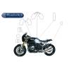 Kit film protecteur BMW R Nine T - Wunderlich 33331-000