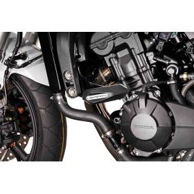 Kit de patins de cadre Noir. Honda CB600 F (07-13), CBF600 S/N (08-09).