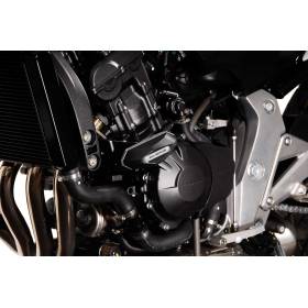 Kit de patins de cadre Noir. Honda CB600 F (07-13), CBF600 S/N (08-09).