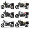 Valises BMW R Nine T - Unit Garage Atlas 47/41L cadre noir