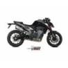 Silencieux MIVV Delta Race inox/casquette carbone KTM Duke 790