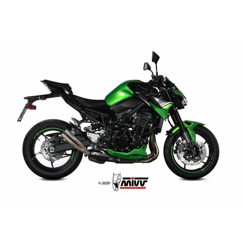 Silencieux MIVV Double Gun Full titane Kawasaki Z900