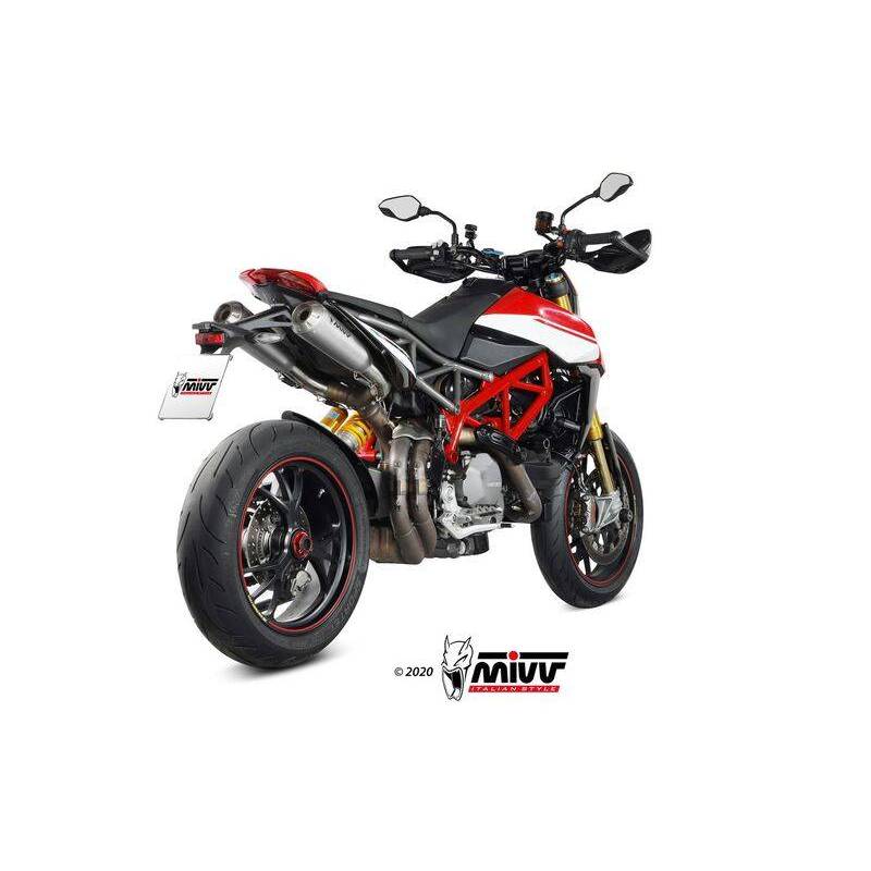 Silencieux double MIVV X-M1 - titane/inox Ducati Hypermotard 950/SP