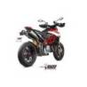 Silencieux double MIVV X-M1 - titane/inox Ducati Hypermotard 950/SP