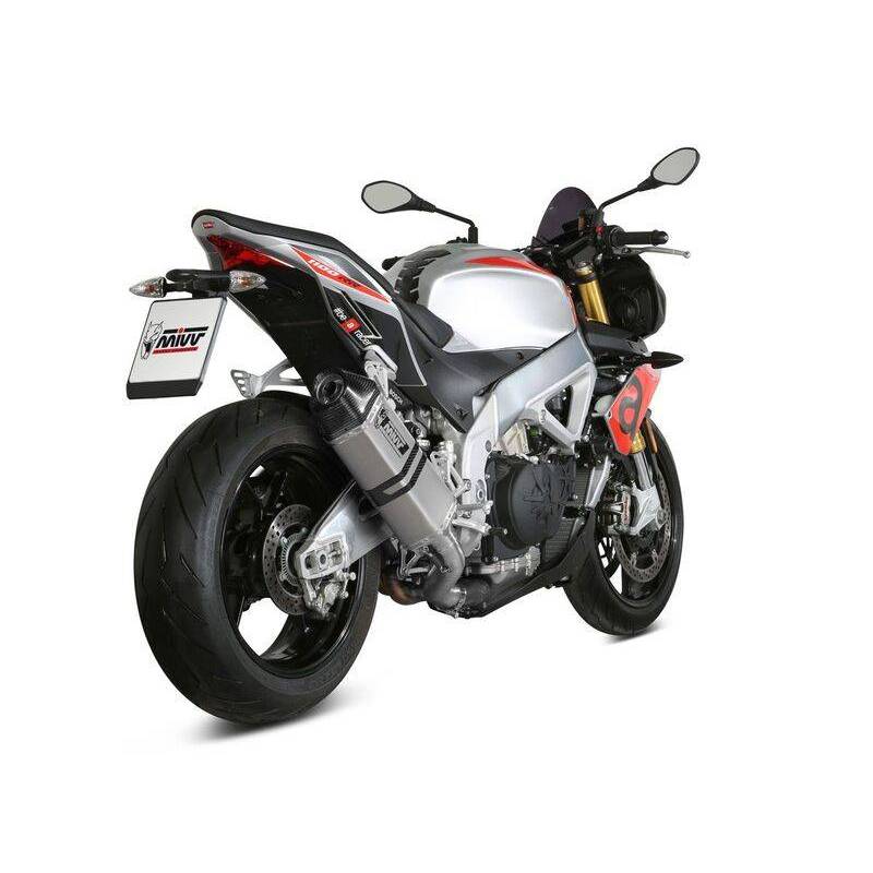 Silencieux MIVV Speed Edge inox/carbone - Aprilia Tuono V4 1100