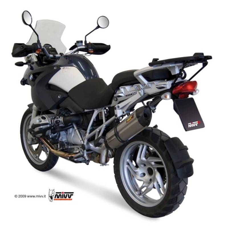 Silencieux MIVV Suono inox/casquette carbone BMW R1200GS