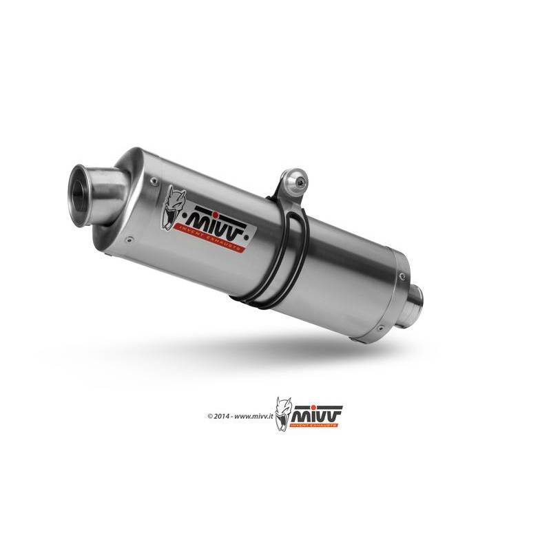 Silencieux inox homologué MIVV H.003.LX1 / Honda CBR600F 1991-1998