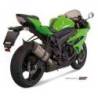 Silencieux MIVV Suono inox/casquette carbone Kawasaki ZX6R/ZX6RR