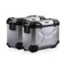 Kit valises en aluminium TRAX ADV Argent. 37/45 l. Voge 650 DS/X (22-).