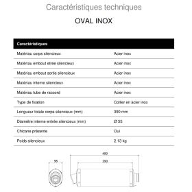 Silencieux inox homologué MIVV H.008.LX1 / Honda CBR600F 1999-2000