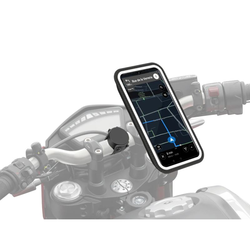 Support téléphone pour guidon de moto Shapeheart