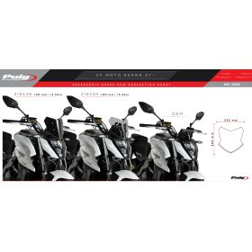 Bulle Sport pour CFMOTO 650 NK 2021+ / Puig 21653