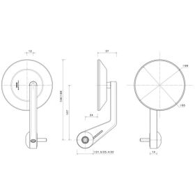 Rétroviseur Rizoma ECCENTRICO - BS147B