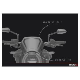 Plaque frontale en aluminium pour HONDA CL500 2023+ / Puig 21636