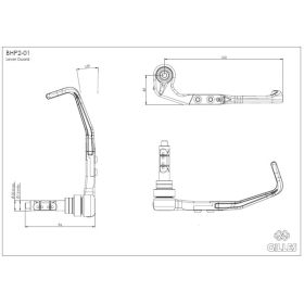 Protection du levier d'embrayage Gilles Tooling Aprilia