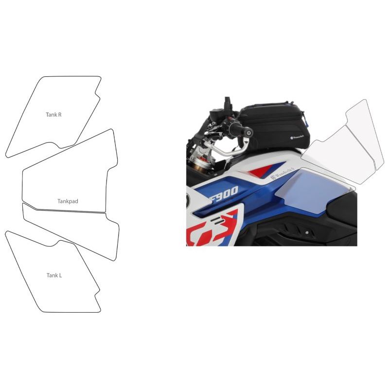 Kit protection réservoir BMW F900GS - Wunderlich - 35970-510