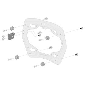 Kit bagagerie BMW F900GS - SW Motech Aventure - ADV.07.602.75000/B