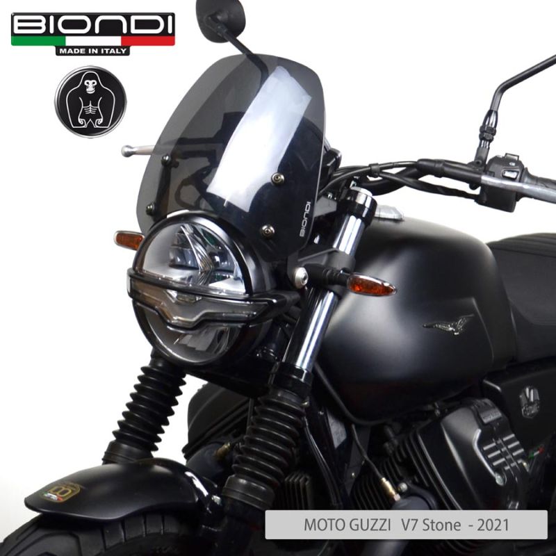 Bulle Sport Biondi pour Moto Guzzi V7 / V7 III / V9 - BD18010386