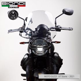 Bulle Touring Biondi pour Moto Guzzi V7 / V7 III / V9 - BD18010387