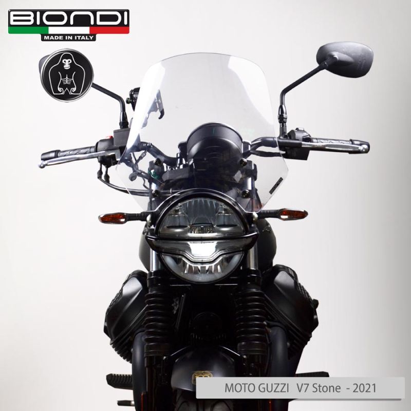 Bulle Touring Biondi pour Moto Guzzi V7 / V7 III / V9 - BD18010387