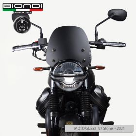 Bulle Sport Biondi pour Moto Guzzi V7 / V7 III / V9 - BD18010390