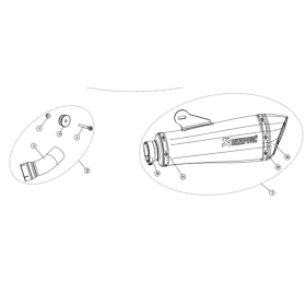 Silencieux NINE T - Akrapovic S-B12SO17-HBRBL