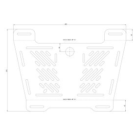 Extension porte-bagages Hepco-Becker pour BMW F800GS 2024+