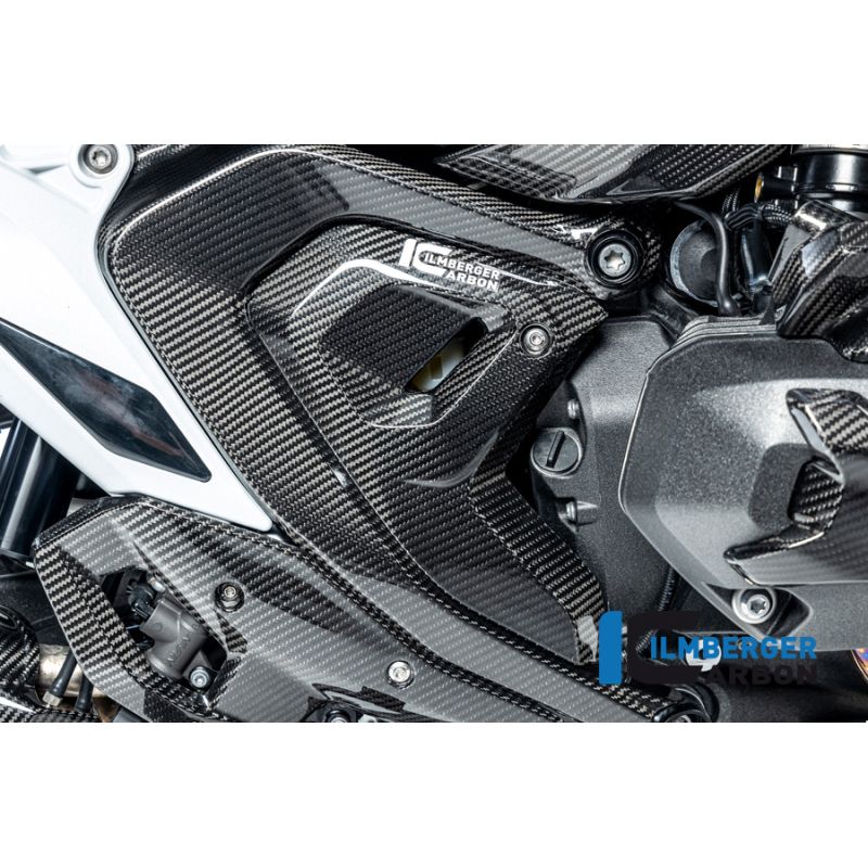 Cache cadre triangulaire Ilmberger Carbone pour BMW R1300GS