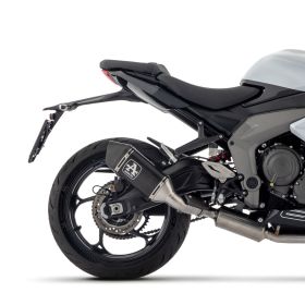 Ligne complète Alu Noir Homologué Triumph Daytona 660 - Arrow 71507VAN