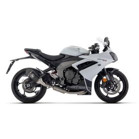 Ligne complète Alu Noir Homologué Triumph Daytona 660 - Arrow 71507VAN