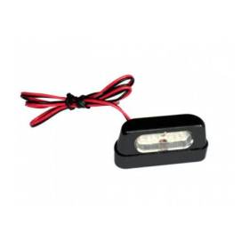 Eclairage 4 LED plaque d'immatriculation moto