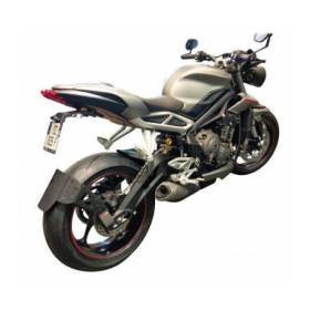 Bavette garde-boue arrière anti-saleté Triumph Street Triple 660