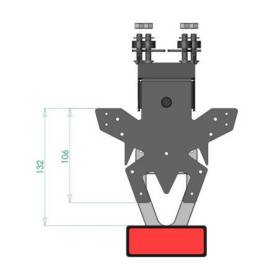 Support de plaque Kawasaki Z H2