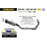 Ligne complète Titane homologué Yamaha MT-09 2024+ / Arrow 71970PK