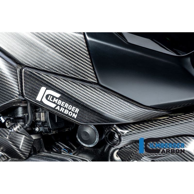 Couvercle de réservoir inférieur gauche Ilmberger Carbone pour BMW R1300GS - CM.TUL.029.R23GS