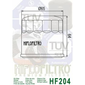 Filtre à huile Hiflofiltro HF204