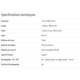 Silencieux titane KTM 1390 Super Duke R / SC1-R SC Project KTM21A-90T