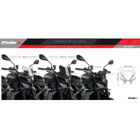 Bulle Sport Yamaha MT-09 2024+ / New Generation Puig 22077