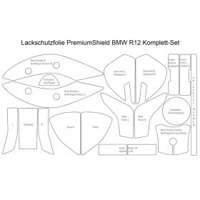 Kit complet protection peinture BMW R12- PremiumShield Wunderlich 35970-700