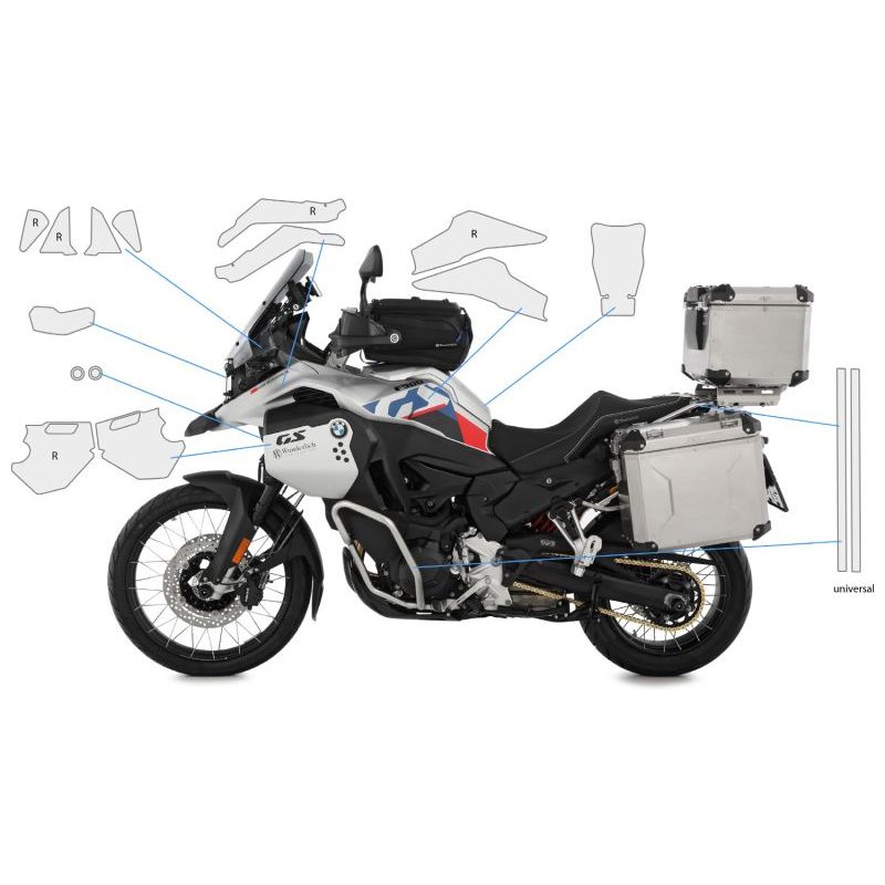 Kit protection peinture BMW F900GS Adventure - Wunderlich 35970-600