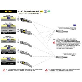 Raccord catalytique homologué ARROW 71692KZ