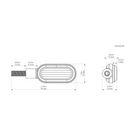 Clignotants avant homologué M8 - T3 Modular Switchback DENALI DNL.T3.10000