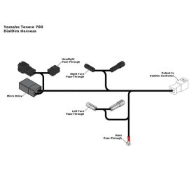 Adaptateur de câblage Yamaha Tenere 700 (19-22) DialDim Denali DNL.WHS.20300