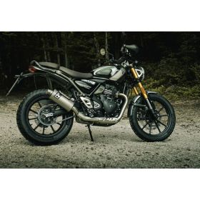 Silencieux homologué Akrapovic pour Triumph Speed 400 / Scrambler 400 X