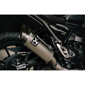 Silencieux homologué Akrapovic pour Triumph Speed 400 / Scrambler 400 X