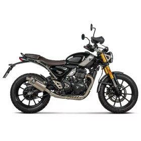 Silencieux homologué Akrapovic pour Triumph Speed 400 / Scrambler 400 X