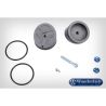 Kit capuchons de cadre BMW R1200GS LC - Wunderlich Argent